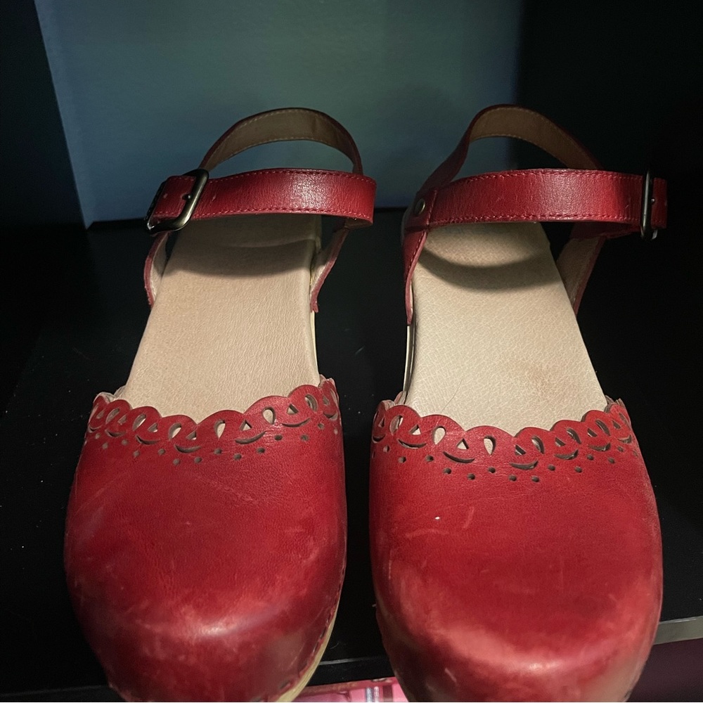 Dansko Red Sandals